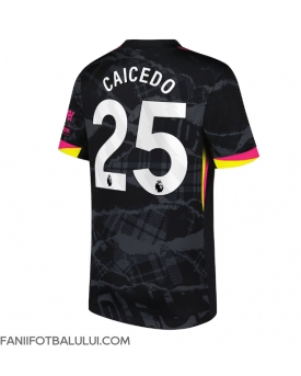 Chelsea Moises Caicedo #25 Tricou Fotbal Replică 2024-25 Barbati Treilea